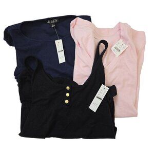 NWT J. Crew Bundle of 3 Tops T-Shirts and Tank Size Medium